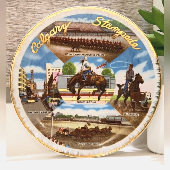 🇨🇦Vintage Calgary Stampede plate - Picture 1 of 8